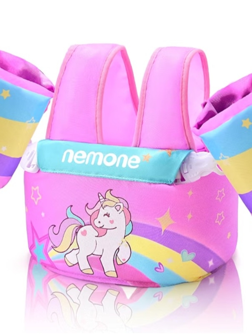 Swim Vest W Detachable Arm Bands -- 20 To 70 Lbs
